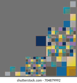 Abstract colorful pattern for background. Decorative backdrop can be used for wallpaper, pattern fills, web page background, surface textures.