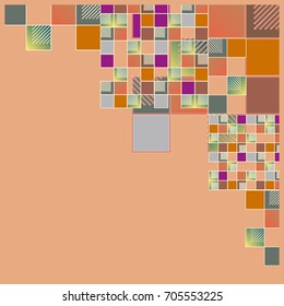 Abstract colorful pattern for background. Decorative backdrop can be used for wallpaper, pattern fills, web page background, surface textures.