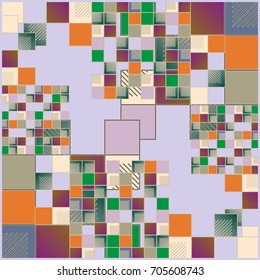 Abstract colorful pattern for background. Decorative backdrop can be used for wallpaper, pattern fills, web page background, surface textures.