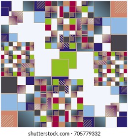 Abstract colorful pattern for background. Decorative backdrop can be used for wallpaper, pattern fills, web page background, surface textures.