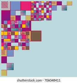 Abstract colorful pattern for background. Decorative backdrop can be used for wallpaper, pattern fills, web page background, surface textures.