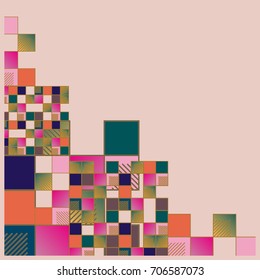 Abstract colorful pattern for background. Decorative backdrop can be used for wallpaper, pattern fills, web page background, surface textures.