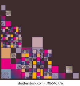 Abstract colorful pattern for background. Decorative backdrop can be used for wallpaper, pattern fills, web page background, surface textures.