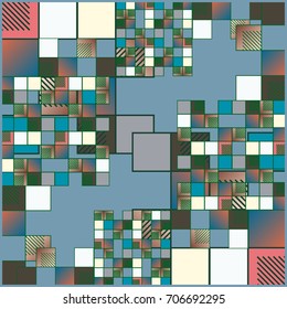 Abstract colorful pattern for background. Decorative backdrop can be used for wallpaper, pattern fills, web page background, surface textures.