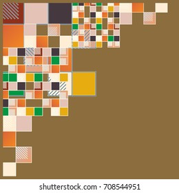 Abstract colorful pattern for background. Decorative backdrop can be used for wallpaper, pattern fills, web page background, surface textures.