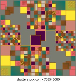 Abstract colorful pattern for background. Decorative backdrop can be used for wallpaper, pattern fills, web page background, surface textures.