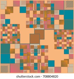 Abstract colorful pattern for background. Decorative backdrop can be used for wallpaper, pattern fills, web page background, surface textures.