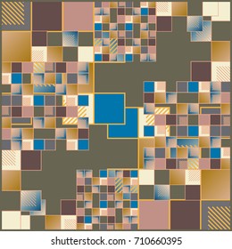 Abstract colorful pattern for background. Decorative backdrop can be used for wallpaper, pattern fills, web page background, surface textures.