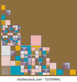 Abstract colorful pattern for background. Decorative backdrop can be used for wallpaper, pattern fills, web page background, surface textures.