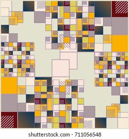 Abstract colorful pattern for background. Decorative backdrop can be used for wallpaper, pattern fills, web page background, surface textures.