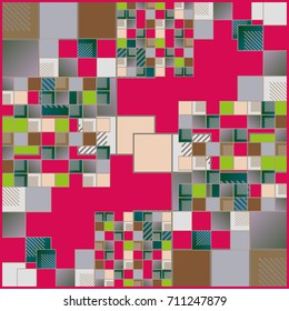 Abstract colorful pattern for background. Decorative backdrop can be used for wallpaper, pattern fills, web page background, surface textures.