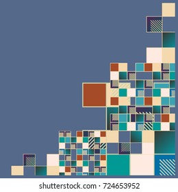 Abstract colorful pattern for background. Decorative backdrop can be used for wallpaper, pattern fills, web page background, surface textures.