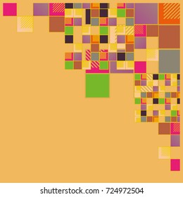Abstract colorful pattern for background. Decorative backdrop can be used for wallpaper, pattern fills, web page background, surface textures.