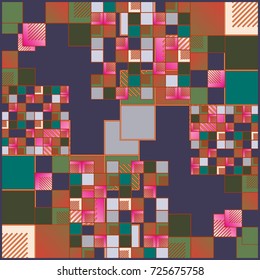 Abstract colorful pattern for background. Decorative backdrop can be used for wallpaper, pattern fills, web page background, surface textures.