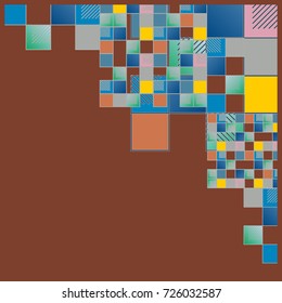 Abstract colorful pattern for background. Decorative backdrop can be used for wallpaper, pattern fills, web page background, surface textures.