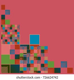 Abstract colorful pattern for background. Decorative backdrop can be used for wallpaper, pattern fills, web page background, surface textures.