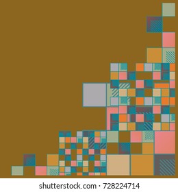 Abstract colorful pattern for background. Decorative backdrop can be used for wallpaper, pattern fills, web page background, surface textures.