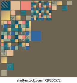 Abstract colorful pattern for background. Decorative backdrop can be used for wallpaper, pattern fills, web page background, surface textures.