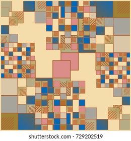 Abstract colorful pattern for background. Decorative backdrop can be used for wallpaper, pattern fills, web page background, surface textures.