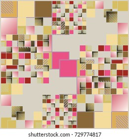 Abstract colorful pattern for background. Decorative backdrop can be used for wallpaper, pattern fills, web page background, surface textures.