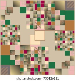 Abstract colorful pattern for background. Decorative backdrop can be used for wallpaper, pattern fills, web page background, surface textures.