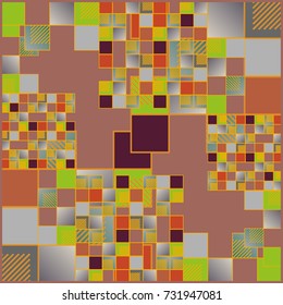 Abstract colorful pattern for background. Decorative backdrop can be used for wallpaper, pattern fills, web page background, surface textures.
