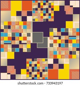 Abstract colorful pattern for background. Decorative backdrop can be used for wallpaper, pattern fills, web page background, surface textures.