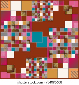 Abstract colorful pattern for background. Decorative backdrop can be used for wallpaper, pattern fills, web page background, surface textures.