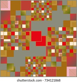 Abstract colorful pattern for background. Decorative backdrop can be used for wallpaper, pattern fills, web page background, surface textures.