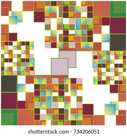 Abstract colorful pattern for background. Decorative backdrop can be used for wallpaper, pattern fills, web page background, surface textures.
