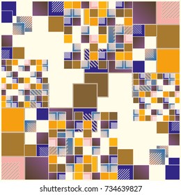 Abstract colorful pattern for background. Decorative backdrop can be used for wallpaper, pattern fills, web page background, surface textures.