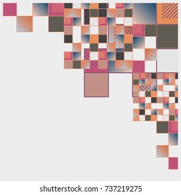 Abstract colorful pattern for background. Decorative backdrop can be used for wallpaper, pattern fills, web page background, surface textures.