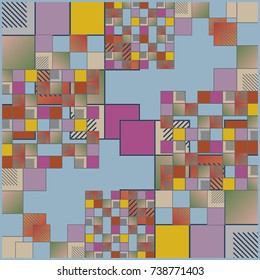 Abstract colorful pattern for background. Decorative backdrop can be used for wallpaper, pattern fills, web page background, surface textures.