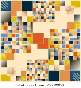 Abstract colorful pattern for background. Decorative backdrop can be used for wallpaper, pattern fills, web page background, surface textures.