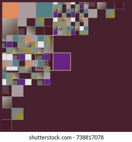 Abstract colorful pattern for background. Decorative backdrop can be used for wallpaper, pattern fills, web page background, surface textures.