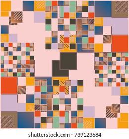 Abstract colorful pattern for background. Decorative backdrop can be used for wallpaper, pattern fills, web page background, surface textures.