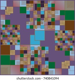 Abstract colorful pattern for background. Decorative backdrop can be used for wallpaper, pattern fills, web page background, surface textures.