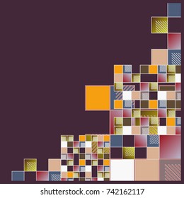 Abstract colorful pattern for background. Decorative backdrop can be used for wallpaper, pattern fills, web page background, surface textures.