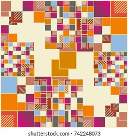 Abstract colorful pattern for background. Decorative backdrop can be used for wallpaper, pattern fills, web page background, surface textures.