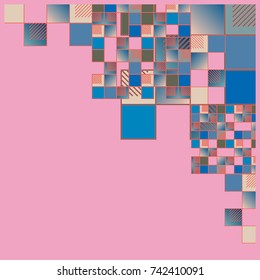 Abstract colorful pattern for background. Decorative backdrop can be used for wallpaper, pattern fills, web page background, surface textures.