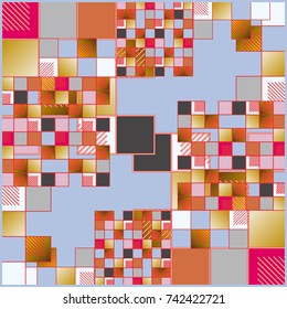 Abstract colorful pattern for background. Decorative backdrop can be used for wallpaper, pattern fills, web page background, surface textures.