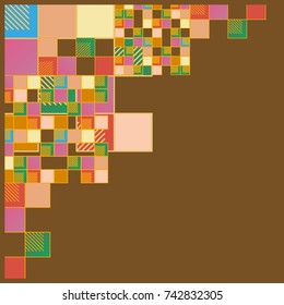Abstract colorful pattern for background. Decorative backdrop can be used for wallpaper, pattern fills, web page background, surface textures.