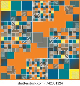 Abstract colorful pattern for background. Decorative backdrop can be used for wallpaper, pattern fills, web page background, surface textures.
