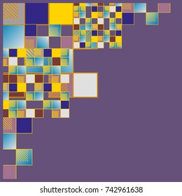 Abstract colorful pattern for background. Decorative backdrop can be used for wallpaper, pattern fills, web page background, surface textures.