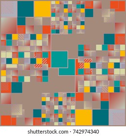 Abstract colorful pattern for background. Decorative backdrop can be used for wallpaper, pattern fills, web page background, surface textures.