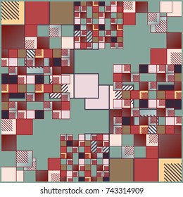 Abstract colorful pattern for background. Decorative backdrop can be used for wallpaper, pattern fills, web page background, surface textures.
