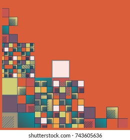 Abstract colorful pattern for background. Decorative backdrop can be used for wallpaper, pattern fills, web page background, surface textures.