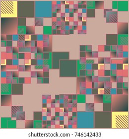 Abstract colorful pattern for background. Decorative backdrop can be used for wallpaper, pattern fills, web page background, surface textures.