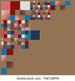 Abstract colorful pattern for background. Decorative backdrop can be used for wallpaper, pattern fills, web page background, surface textures.