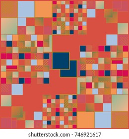 Abstract colorful pattern for background. Decorative backdrop can be used for wallpaper, pattern fills, web page background, surface textures.